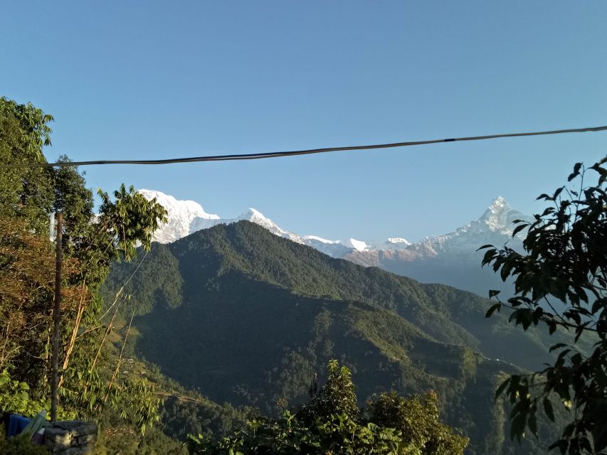1 N 2 Days easy Dhampus,Australian camp trek from Pokhara - The walk down to Dhampus Phedi