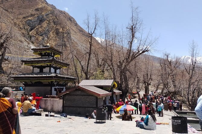 12 Days Annapurna Circuit Trek from Kathmandu - Chame to Upper Pisang, six hours on foot