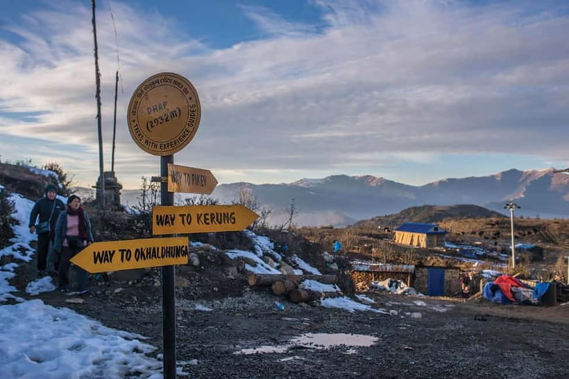 4 Days Pikey Peak Trek : The Best View of Mt Everest - Day 1: The long road from Kathmandu to Dhap and Jhapre