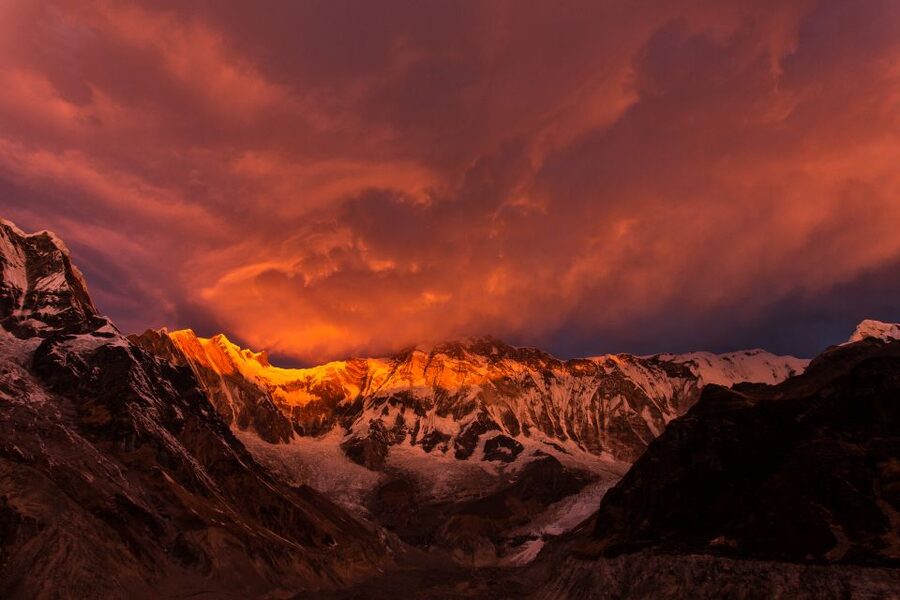 Annapurna Base Camp Helicopter Sightseeing Tour - Touching down at Annapurna Base Camp