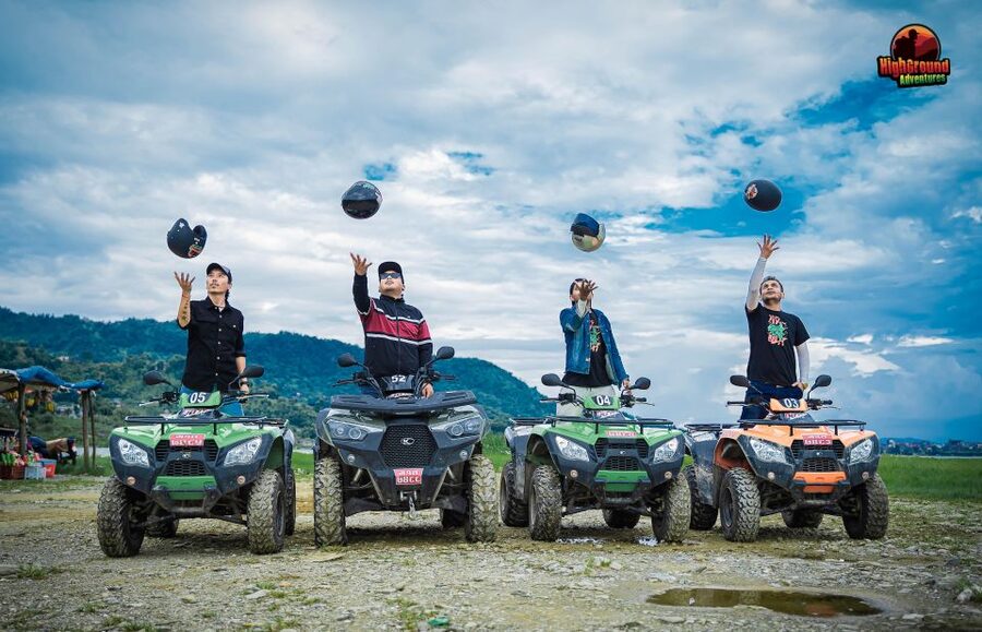 ATV Tours: Rev Up Your Adventure - Sarangkot and Fewa Lake from the trail