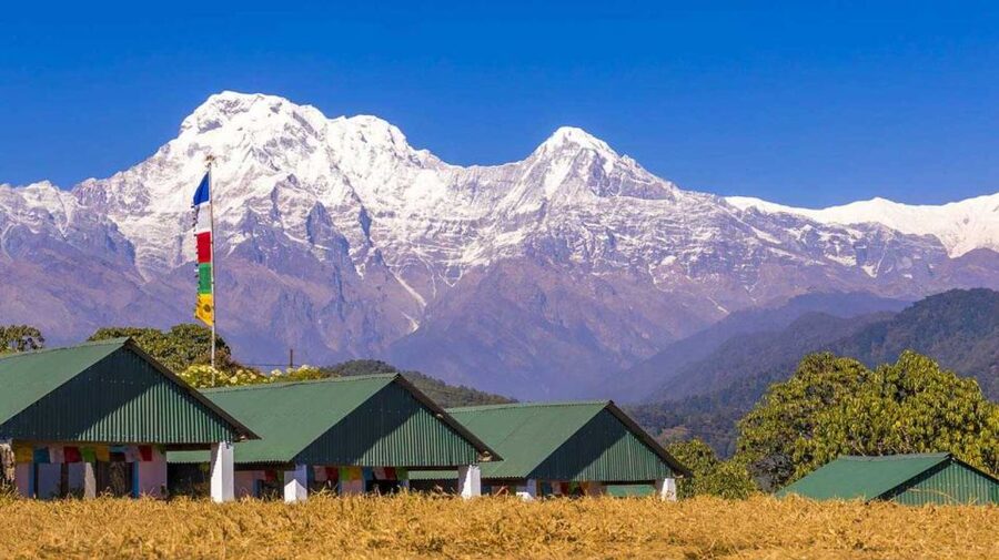 Australian Base Camp Day Hike From Pokhara - Climbing from Kande through forest and steps