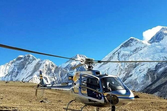 Everest Base Camp helicopter tour with landing - Flying over Kala Patthar and Everest Base Camp
