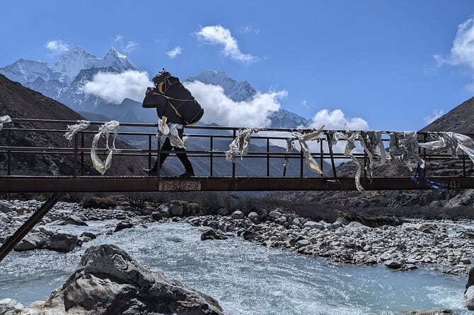 Everest Base Camp Trek | Deluxe Lodges | Both Way Helicopter Ride - Day 2: Helicopter to Lukla, then the walk to Phakding