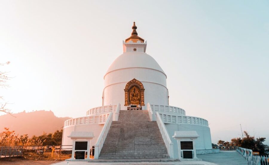 From Lakeside: Pokhara Private Day Tour with Pagoda Hills - World Peace Pagoda and the broadest views