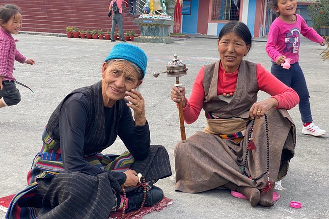 Full-Day Tibetan Cultural Tour to Tibetan Settlements Pokhara - Hearing afternoon prayers at Jangchub Choeling