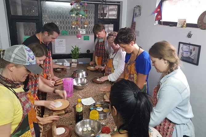 Half day cooking class in Thamel kathmandu - The stairs and the kitchen setup