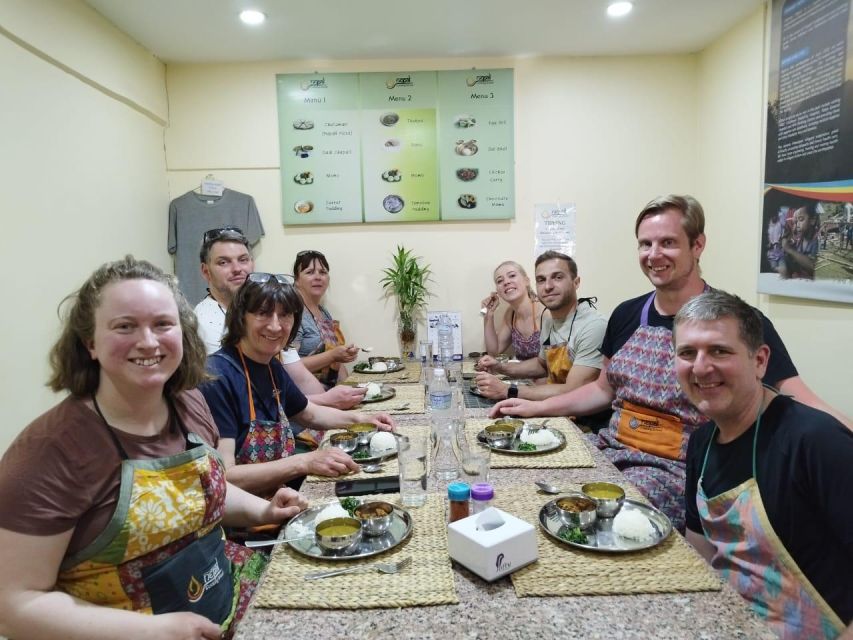 Half Day Cooking Class in Thamel with Local Market Visit - Four courses, masala tea, and a proper meal