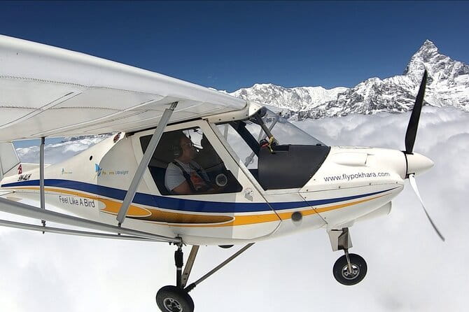 Himalayas Ultra Light Aircraft flight - Pickup, preparation, and the start of the flight