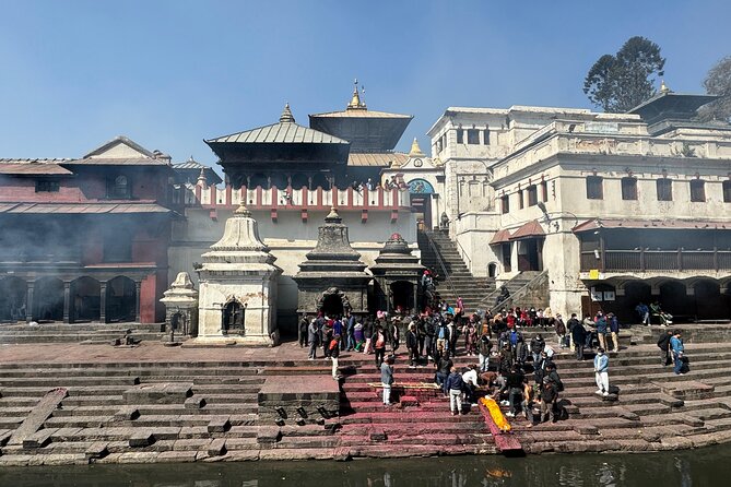 Kathmandu: 7 UNESCO World Heritage Private Day Tour with Lunch. - Swayambhunath: a hilltop Buddhist viewpoint