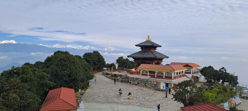 Kathmandu: Chandragiri cable car & Swayambhunath Tour - Lunch between the hills