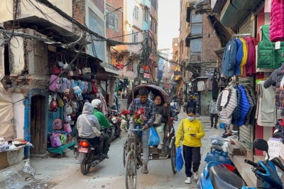 Kathmandu Food & Drink and Shopping Rickshaw Tour