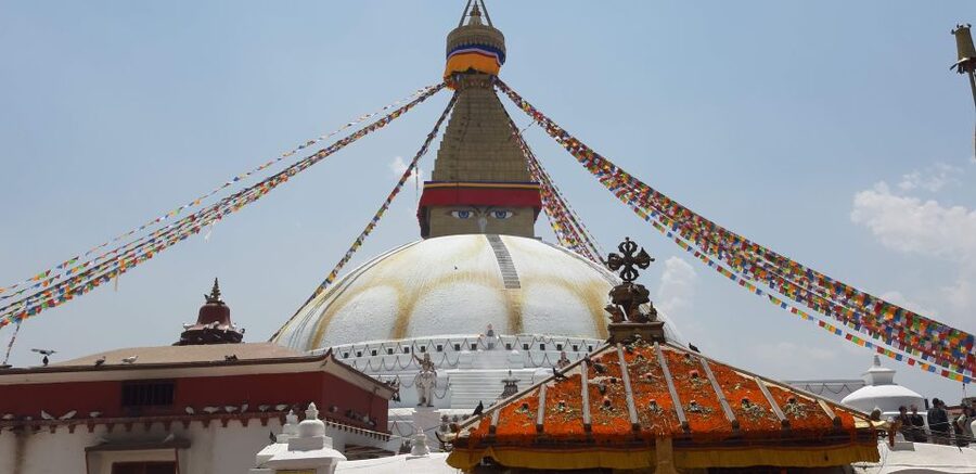 Kathmandu: Guided -Day Tour of World Heritage Sites - Boudhanath, the great white stupa