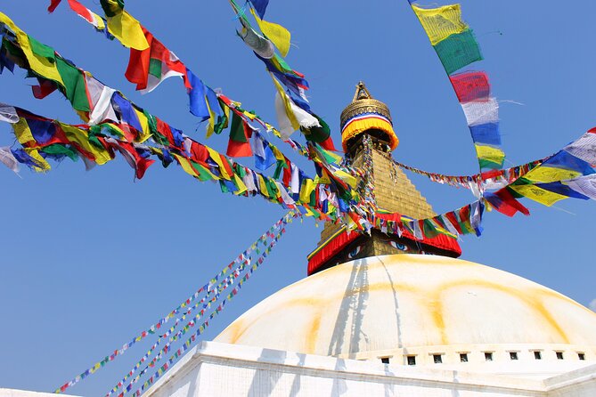 Kathmandu Highlights: Private UNESCO World Heritage Sites Tour - Swayambhunath, the hilltop view over Kathmandu