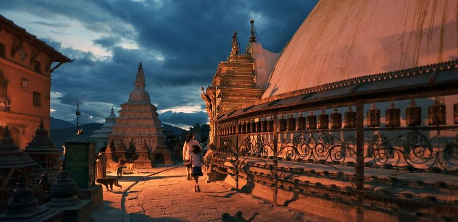 Kathmandu: Monkey Temple and Chandragiri Cable Car Ride Tour - Bhaleshwor Mahadev Temple at the summit