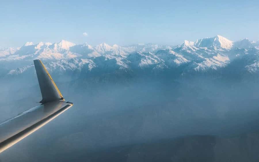 Kathmandu: Mount Everest Scenic Flight with Airport Transfer - Everest from the air, before Kathmandu wakes up