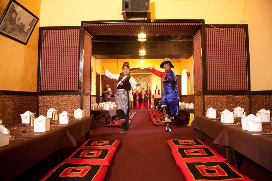 Kathmandu: Nepalese Cuisine dinner with traditional dance - The yak photo opportunity