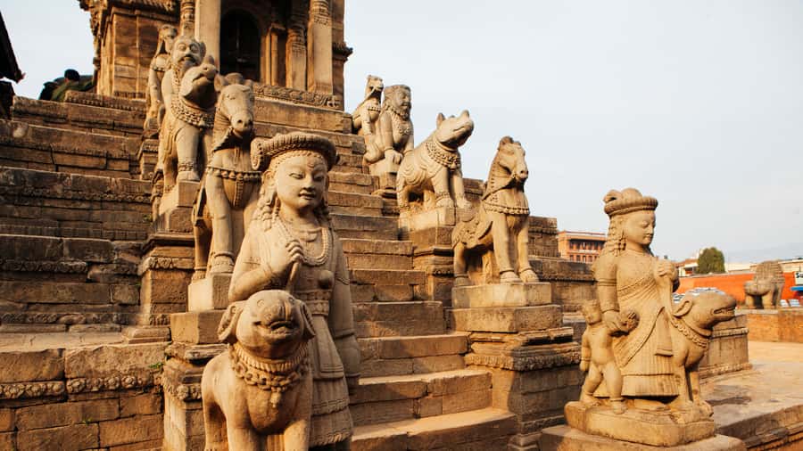 Kathmandu: Private Patan and Bhaktapur Sightseeing Tour - Bhaktapur Durbar Square: a larger medieval stage
