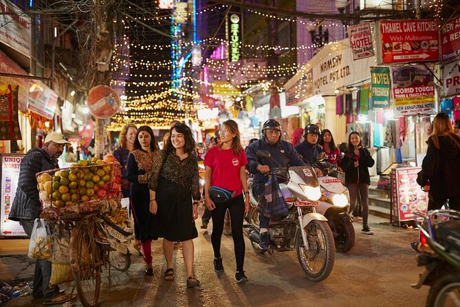 Kathmandu Sunset Tour by Rickshaw Including Durbar Square Visit - Asan market, where shopping and worship share the street