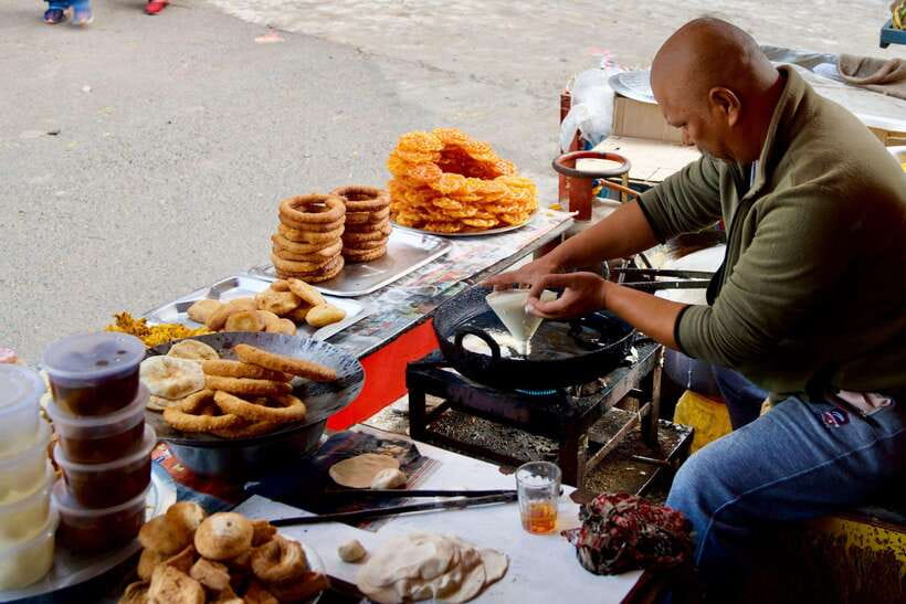 Kathmandu: Taste Nepali Food & Drink- Walking Tour in Thamel - Momo, chatamari, and sel roti: the first major tastings