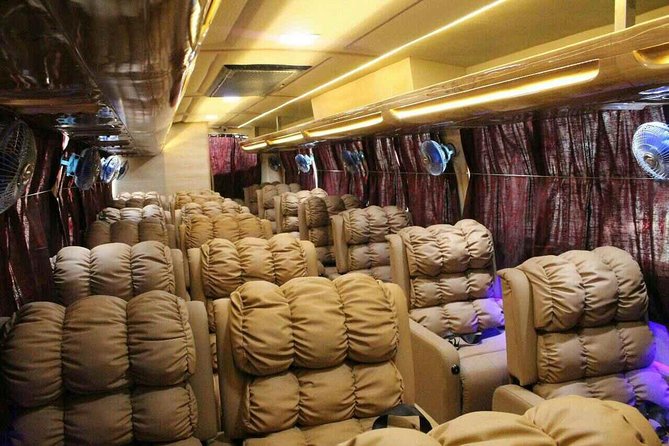 Kathmandu to Pokhara Bus Ticket- Sofa - What the 7:00 am journey looks like