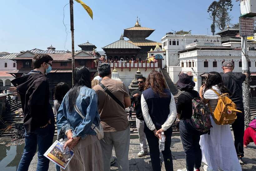 Kathmandu: Top 4 UNESCO Tour with Lunch - Private/Group - Pashupatinath and the Bagmati River