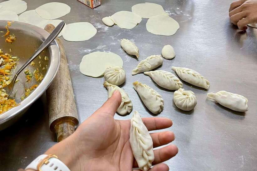 Kathmandu: Traditional Momo Making Class & Pickup - Meeting the cooks at Kathmandu Cooking Academy