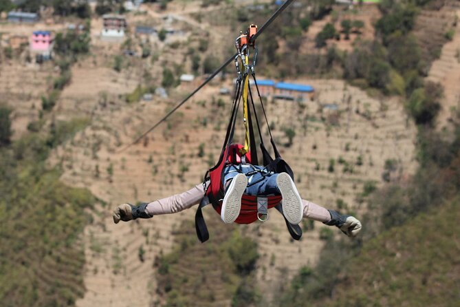 Kathmandu: Zipline Adventure in Dhulikhel with Pickup & Lunch - What the ride feels like