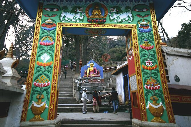 Monkey Temple - Swayambhunath Tour - Private/Small Group - Small shrines before the main stupa