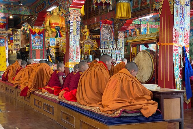 Morning Tibetan cultural tour to Tibetan settlements Pokhara - Pema Ts’al Sakya Monastic Institute and a young monk
