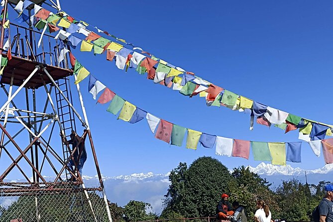 Mt Everest view from Nagarkot -hiking to Changu UNESCO site - Changu Narayan and its old stone carvings