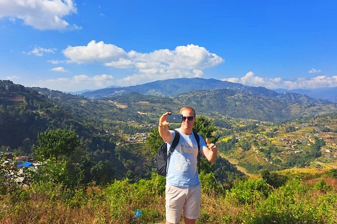 Nagarkot Trekking in Kathmandu Nepal (1 Night / 2 Days) - The uphill walk to Nagarkot