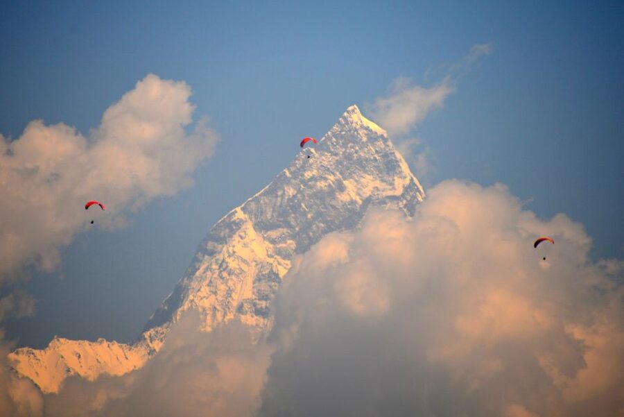 Pokhara: 30-Minute Tandem Paraglide - From Lakeside to the Sarangkot launch