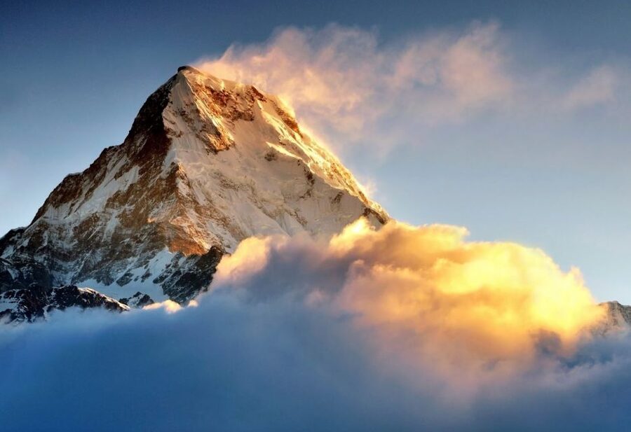Pokhara: 5-Day Trek to Annapurna Base Camp and Hot Springs - Day two: Sinuwa, Chhomrong, and Deurali