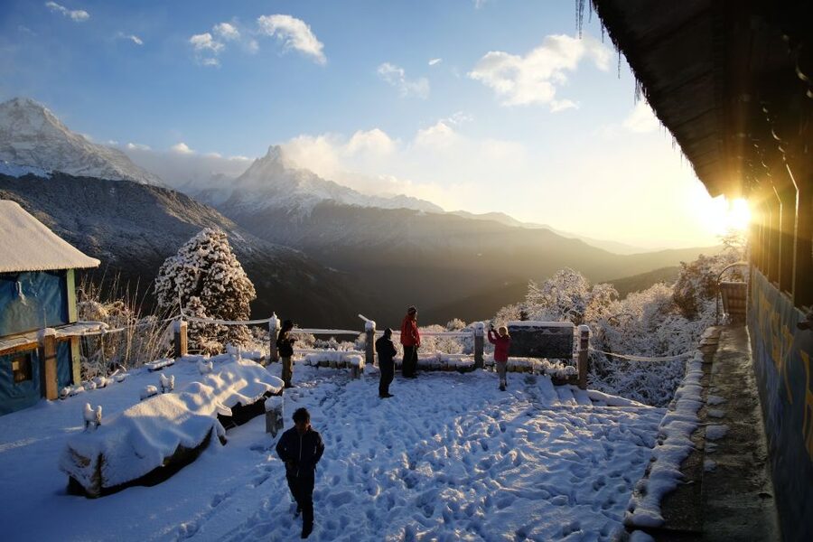 Pokhara: 7 Day Annapurna Base Camp Trek - Day 6: Sinuwa to Jhinu Danda hot springs