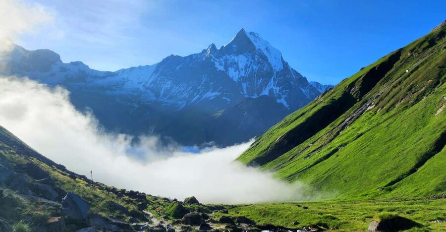 Pokhara: 9-Day Annapurna Base Camp Trek with Poon Hill - Day one: Pokhara to Tikhedhunga by Nayapul