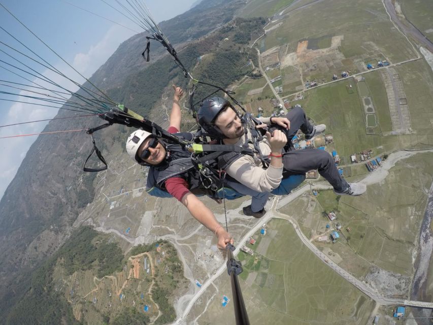 Pokhara: Adventure Paragliding Trip with Photos and Videos - Phewa Lake, Pokhara Valley, and the high peaks
