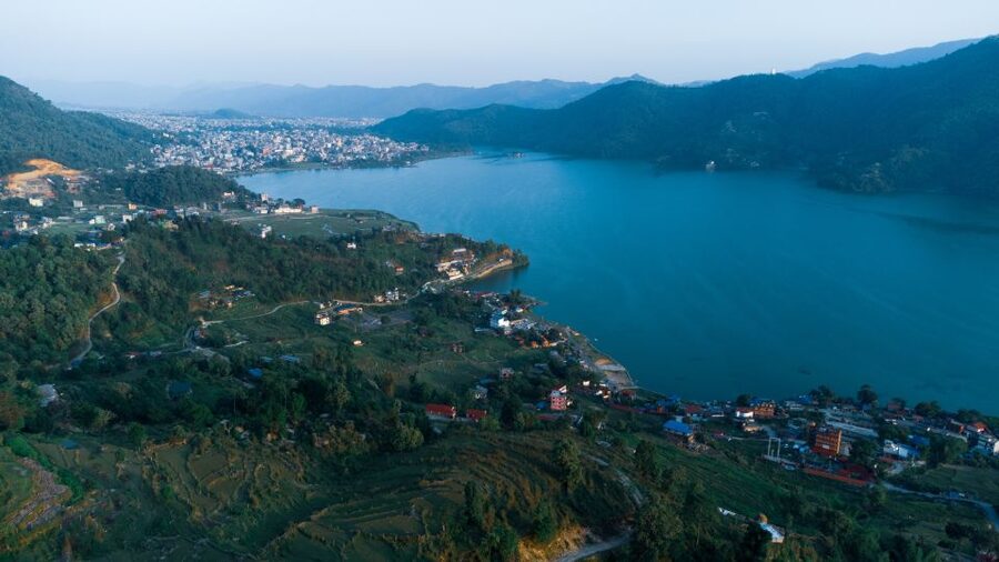Pokhara: Golden Hour at Peace Pagoda - Himalayan Sunset Tour - Leaving Lakeside by comfortable vehicle
