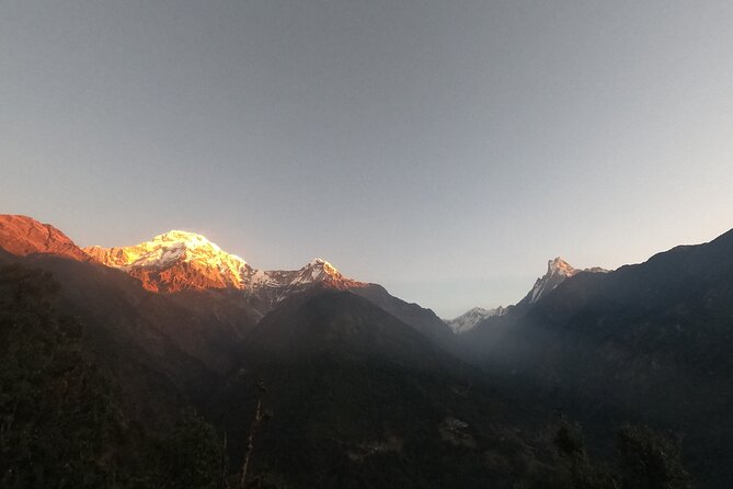 Private 7 - Day Annapurna Base Camp Trekking - Day 1: Chhomrong and the first mountain views