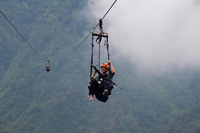 ZipFlyer Nepal - The World's Steepest Zip-line - From Pokhara Lakeside to Sarangkot